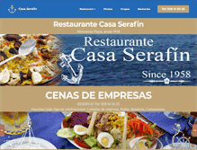 Tablet Screenshot of casaserafin-melonerasplaya.com